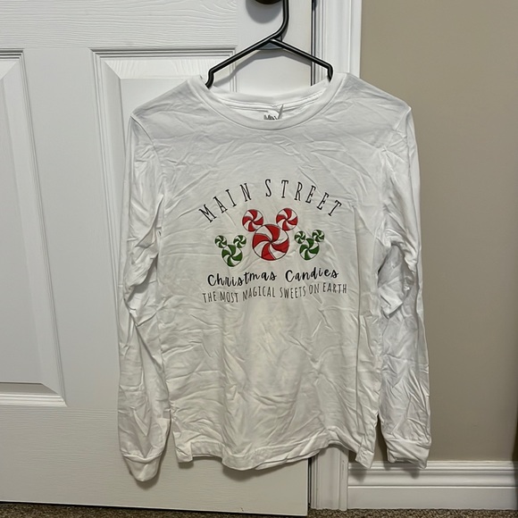 Long sleeve Mickey Christmas candies shirt - Picture 1 of 4